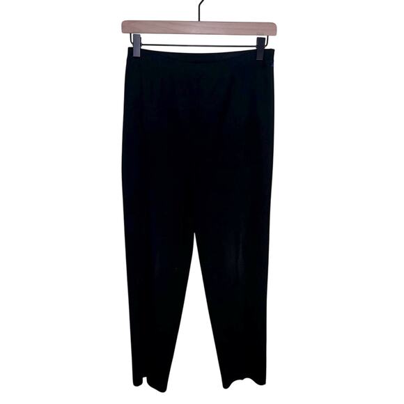 Ming Wang Pants - MING WANG black dark academia designer trousers SP CORPCORE